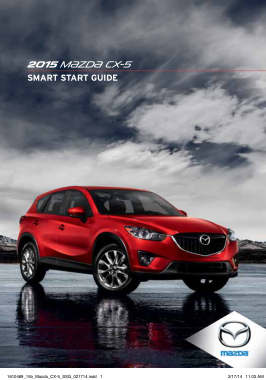 2015 Mazda CX5 Owners Manual